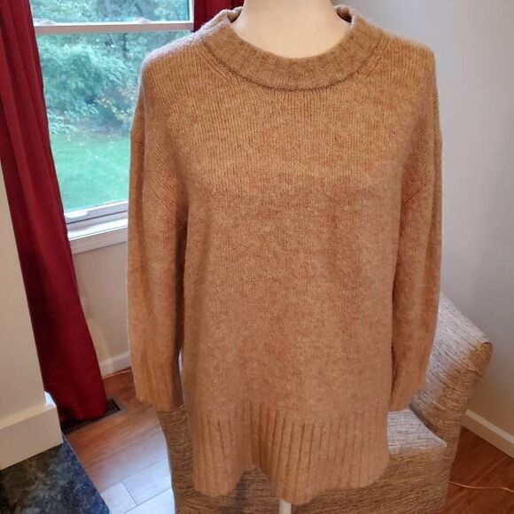 Zara Beige Chunky Soft Knit Sweater S - Picture 10 of 10